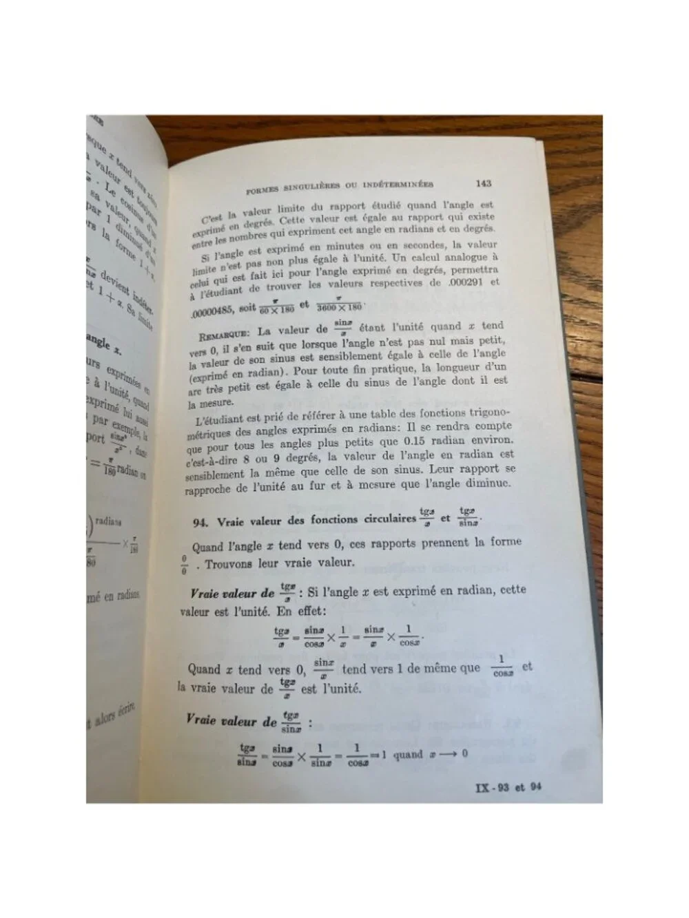 1961 Cours Secondaire d’Algebre Henri Gaudefroy French Algebra Textbook Canada